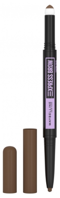 Maybelline New York Express Brow Satin Duo Eyebrow Pencil + Powder 1.9 g - Colour: Brown
