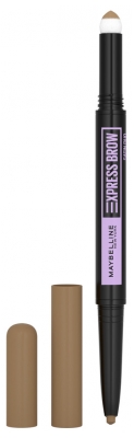 Maybelline New York Express Brow Satin Duo Eyebrow Pencil + Powder 1.9 g - Colour: Dark Blonde