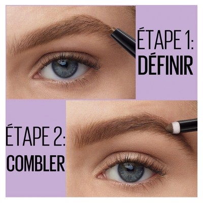 Maybelline New York Express Brow Satin Duo Crayon Sourcils + Poudre 1,9 g