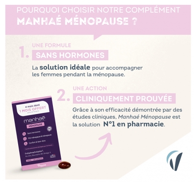 Vitavea Manhaé Ménopause 120 Capsules dont 1 Mois Offert