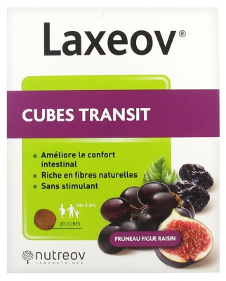 Nutreov Laxeov Transit Squares 20 Squares - Taste: Prune Fig Grape Nutreov Laxeov Transit Squares 20 Squares - Taste: Prune Fig Grape