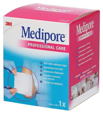 3M Medipore Tynk Włókninowy 10 cm x 10 m 3M Medipore Tynk Włókninowy 10 cm x 10 m