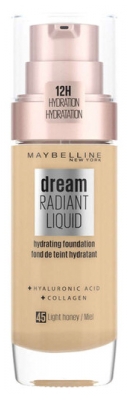 Maybelline New York Dream Radiant Podkład Nawilżający w Płynie 30 ml - Barwa: 45 Miód