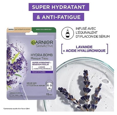 Garnier SkinActive Coffret de 5 Masques en Tissus