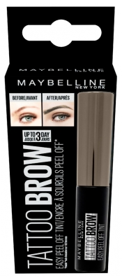 Maybelline New York Tattoo Brow Ink Peel Off 4.6 g - Colour: Chocolate Brown / Châtain Chocolat