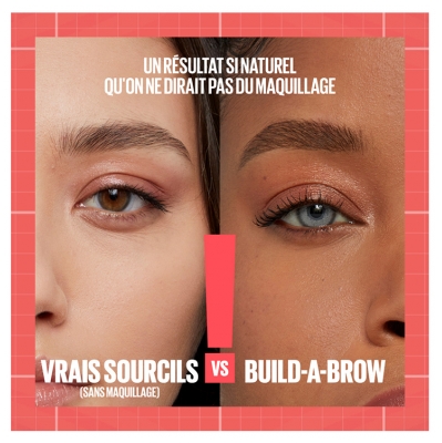 Maybelline New York Build-A-Brow 2en1 Feutre à Sourcils Gel Fixateur 10 ml