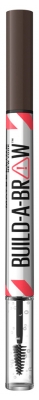 Maybelline New York Build-A-Brow 2in1 Brow Felt Fixing Gel 10 ml - Colour: 260 Deep Brown Maybelline New York Build-A-Brow 2in1 Brow Felt Fixing Gel 10 ml - Colour: 260 Deep Brown