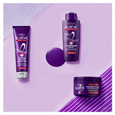 L'Oréal Paris Elseve Color Vive Intense Dejauning Violet Mask 250 ml