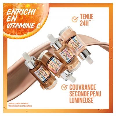 Maybelline New York Superstay 24H Skint Tint Fluide de Teint 30 ml - Teinte : 20