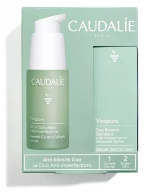 Caudalie Vinopure Sérum Salicylique Anti-Imperfections 30 ml + Stop Boutons Salicylique 15 ml Offert Caudalie Vinopure Sérum Salicylique Anti-Imperfections 30 ml + Stop Boutons Salicylique 15 ml Offert