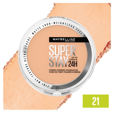Maybelline New York Superstay 24H Foundation-Powder Hybrid 9 g - Barwa: 21