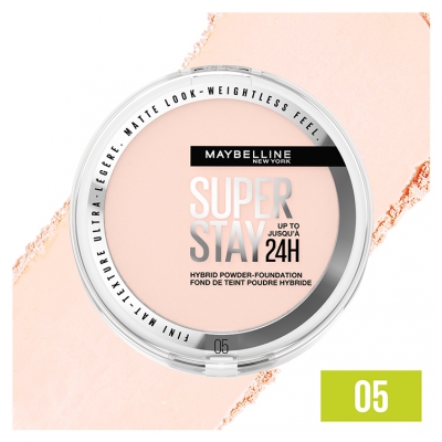 Maybelline New York Superstay 24H Hybrid Powder Foundation 9 g - Colour: 05