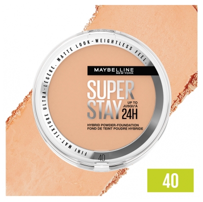 Maybelline New York Superstay 24H Foundation-Powder Hybrid 9 g - Barwa: 40