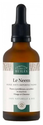 Comptoir des Huiles Organiczny Olej Roślinny Neem 50 ml Comptoir des Huiles Organiczny Olej Roślinny Neem 50 ml