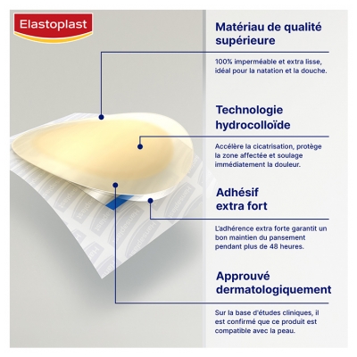 Elastoplast Pansement Ampoule 6 Petits Pansements Taille S