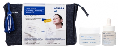 Korres Greek Yoghurt Nourishing Gel-Cream 40 ml + Revitalizing Serum 15 ml Free of Charge