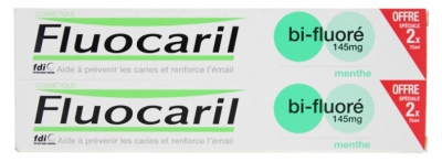 Fluocaril Bi-Fluorinated Mint Toothpaste 2 x 75ml Fluocaril Bi-Fluorinated Mint Toothpaste 2 x 75ml