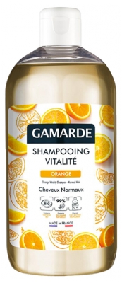 Gamarde Organic Orange Vitality Shampoo Normal Hair 500ml Gamarde Organic Orange Vitality Shampoo Normal Hair 500ml