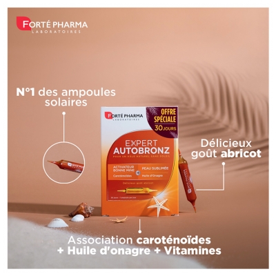 Forté Pharma Expert AutoBronz 30 Ampoules