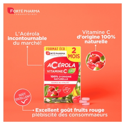 Forté Pharma Energie Acérola 60 Comprimés à Croquer