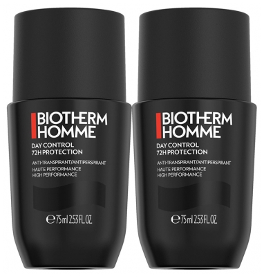 Biotherm Homme 72H Day Control Extreme Protection Non-Stop Anti-Perspirant Roll-On 2 x 75ml Biotherm Homme 72H Day Control Extreme Protection Non-Stop Anti-Perspirant Roll-On 2 x 75ml