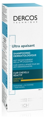 Vichy Dercos Ultra Apaisant Shampoing pour Cheveux Secs 200 ml