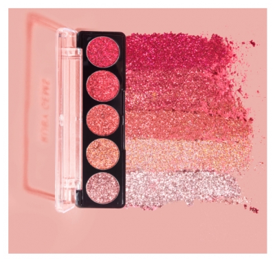 Profusion Cosmetics Glitter Ruby Gems Eye Palette 5 Shades