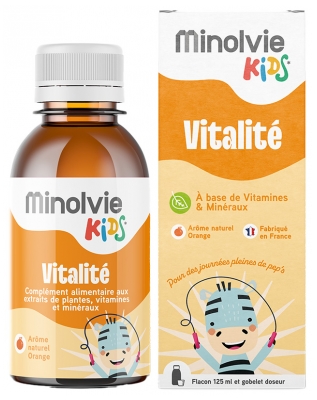 Minolvie Kids Vitalité Syrup 125 ml Minolvie Kids Vitalité Syrup 125 ml