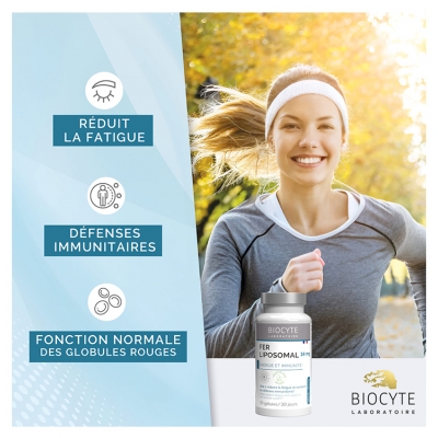Biocyte Longevity Fer Liposomal 30 Gélules