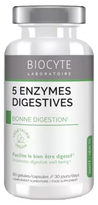 Biocyte Longevity 5 Enzymes 60 Capsules Biocyte Longevity 5 Enzymes 60 Capsules