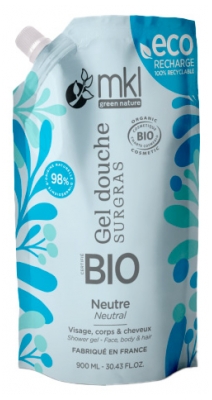 MKL Green Nature Organiczny, Bezzapachowy, Odtłuszczony żel pod Prysznic Eco-Refill 900 ml MKL Green Nature Organiczny, Bezzapachowy, Odtłuszczony żel pod Prysznic Eco-Refill 900 ml