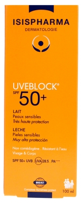 Isispharma Uveblock Lait SPF50+ 100 ml Isispharma Uveblock Lait SPF50+ 100 ml