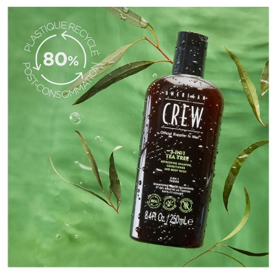 American Crew 3en1 Tea Tree Rafraîchissant 100 ml