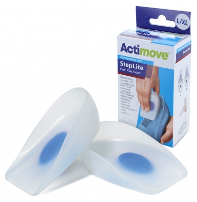 Essity Actimove StepLite Life Heel Cushions - Size: L/XL Essity Actimove StepLite Life Heel Cushions - Size: L/XL