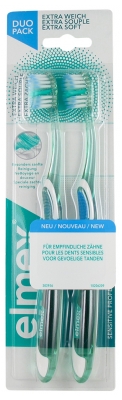 Elmex Sensitive Extrasoft Duo-Pack - Colour: Green / Blue Elmex Sensitive Extrasoft Duo-Pack - Colour: Green / Blue