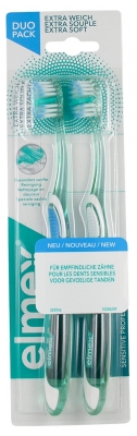 Elmex Sensitive Extrasoft Duo-Pack - Colour: Blue / White Elmex Sensitive Extrasoft Duo-Pack - Colour: Blue / White