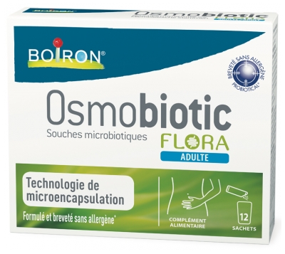 Boiron Osmobiotic Flora Adult 12 Sachets Boiron Osmobiotic Flora Adult 12 Sachets