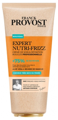 Franck Provost Expert Nutri-Frizz Crème de Soin & Définition Boucles Cheveux Très Secs ou Frisés 200 ml Franck Provost Expert Nutri-Frizz Crème de Soin & Définition Boucles Cheveux Très Secs ou Frisés 200 ml