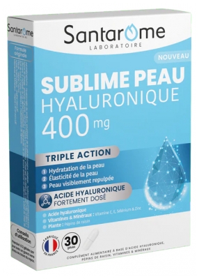 Santarome Sublime Skin Hyaluronic 400 mg 30 Capsules Santarome Sublime Skin Hyaluronic 400 mg 30 Capsules