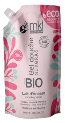 MKL Green Nature Organic Surgras Donkey Milk Shower Gel Eco Refill 900 ml MKL Green Nature Organic Surgras Donkey Milk Shower Gel Eco Refill 900 ml