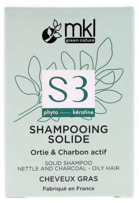 MKL Green Nature Stinging Nettle Charcoal Solid Shampoo Oily Hair 65g MKL Green Nature Stinging Nettle Charcoal Solid Shampoo Oily Hair 65g