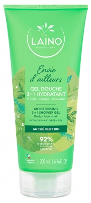 Laino Moisturising 3in1 Shower Gel Green Tea 200ml