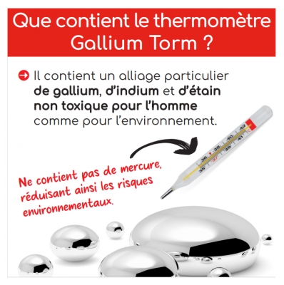 Torm Thermomètre Gallium