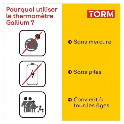 Torm Thermomètre Gallium