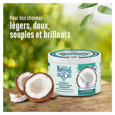 Le Petit Marseillais Masque 4en1 Hydratation Légèreté 370 ml