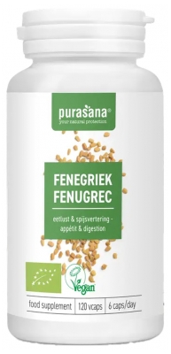 Purasana Kozieradka Organiczna 120 Kapsułek Purasana Kozieradka Organiczna 120 Kapsułek