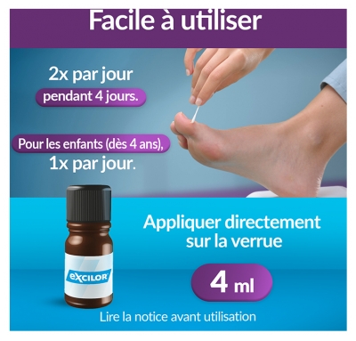Excilor Traitement des Verrues 4 ml