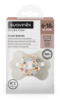 Suavinex Wonderland Wonder Butterfly Physiological Soother 6 to 18 Months - Colour: Ivory Suavinex Wonderland Wonder Butterfly Physiological Soother 6 to 18 Months - Colour: Ivory