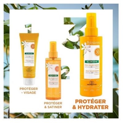 Klorane Spray Solaire Sublime au Tamanu Bio et Monoï SPF30 200 ml