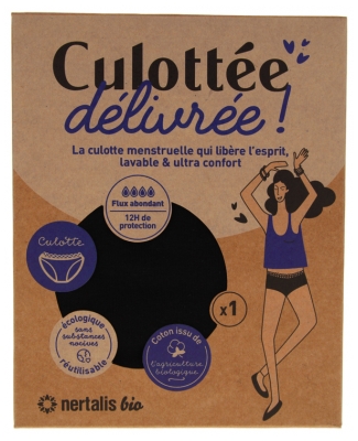 Nertalis Bio Nertalis Bio Nertalis Bio Culotte Menstruelle Flux Plus Tm - Rozmiar: L - 40/42 Nertalis Bio Nertalis Bio Nertalis Bio Culotte Menstruelle Flux Plus Tm - Rozmiar: L - 40/42